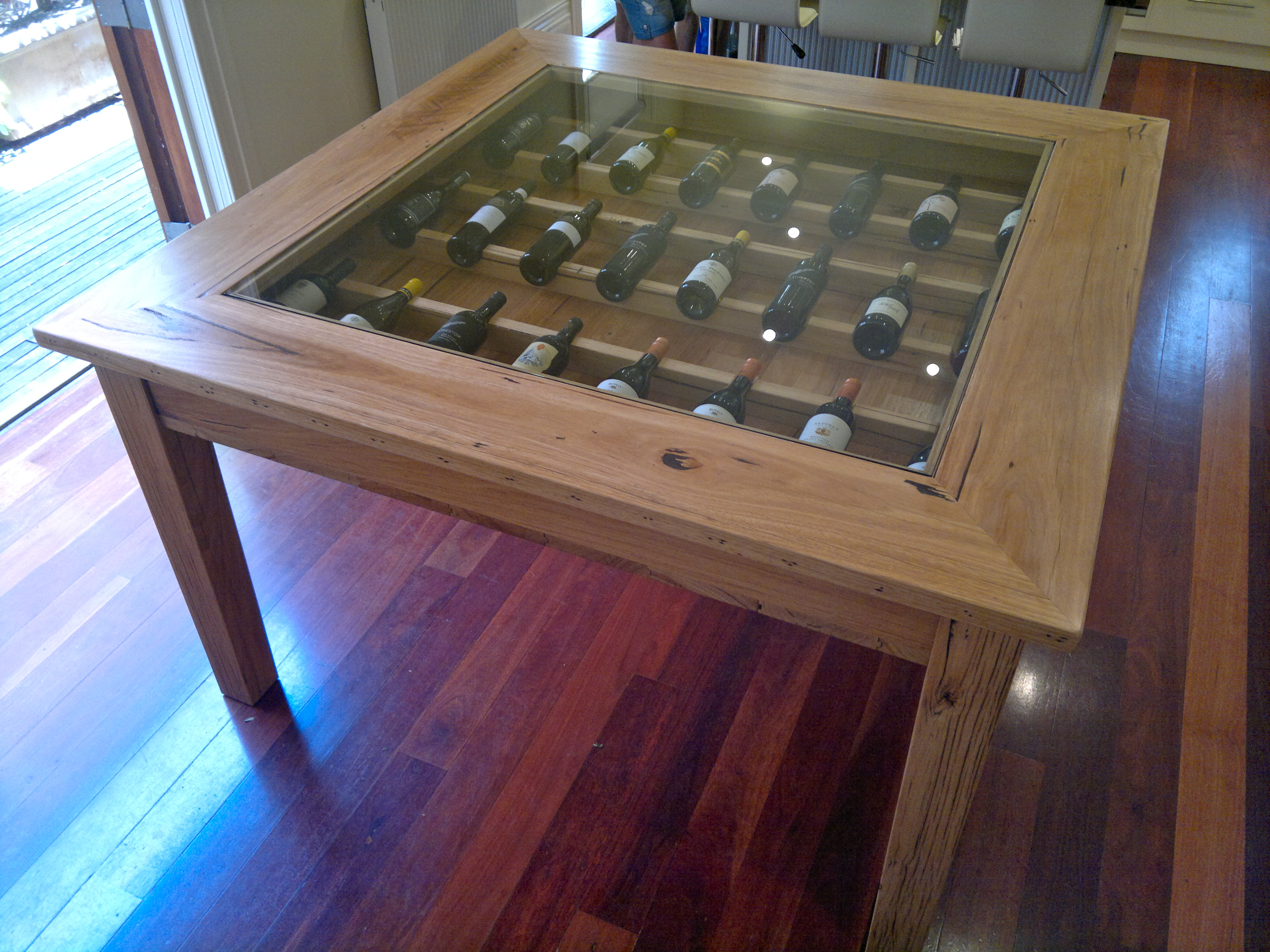 Bespoke Drinks: Dining Table-Top View - Recycled Lane