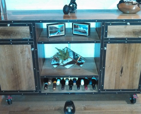 Bespoke Industrial Style Entertainment Unit